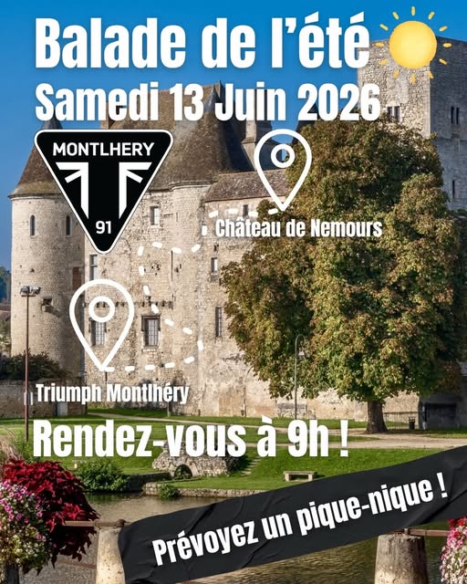 Balade de l’été de Triumph Montlhéry